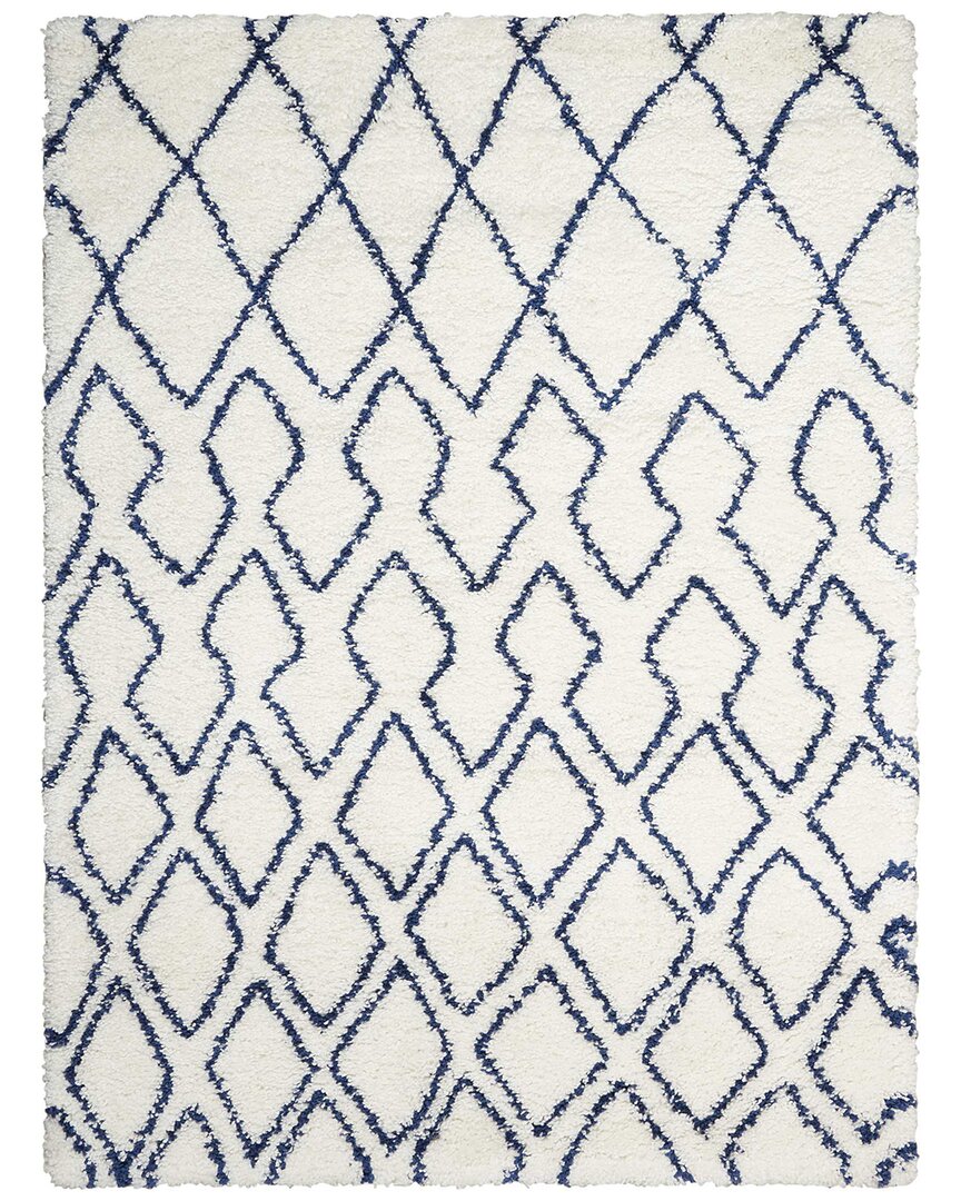 Calvin Klein Riad Shag Indoor Area Rug In Ivory