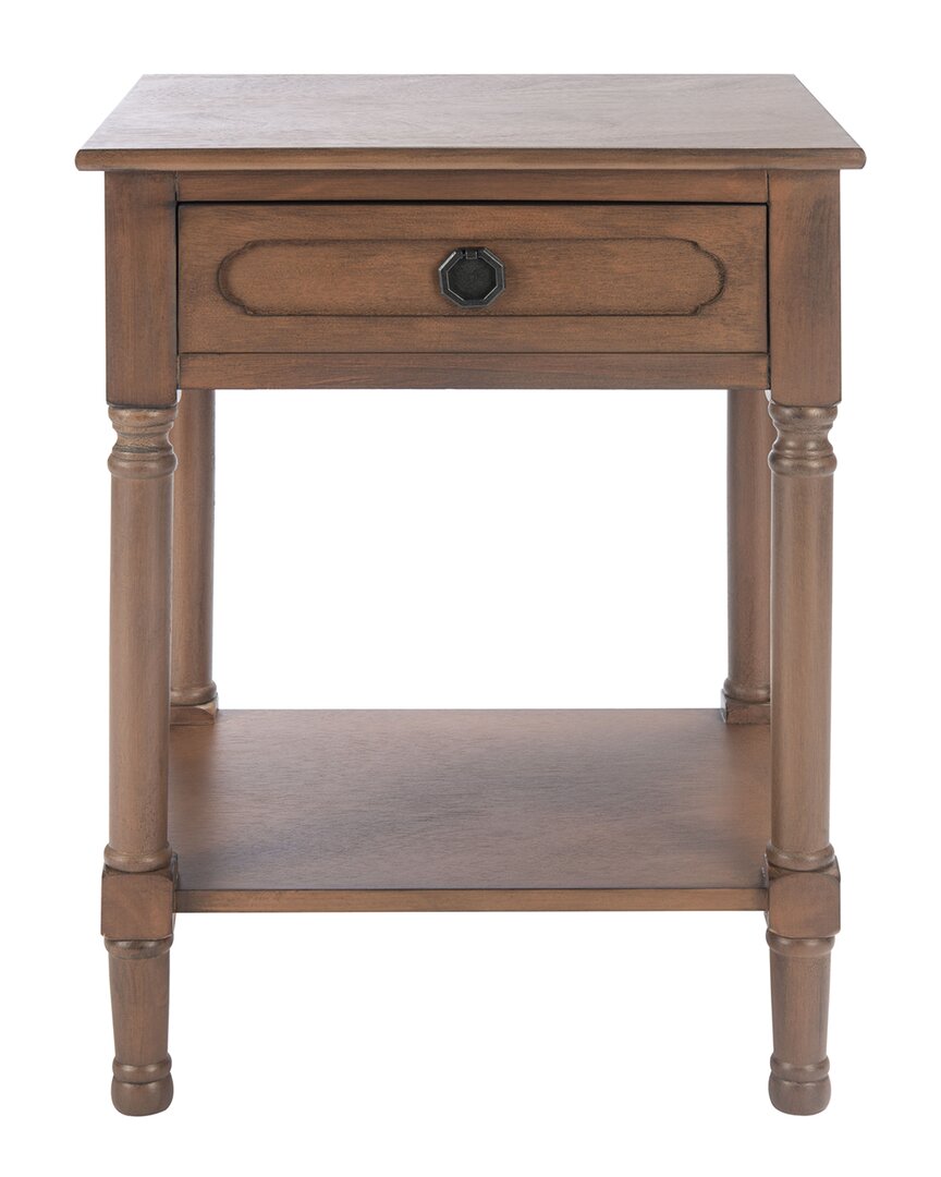 Safavieh Allura 1drw Accent Table In Brown