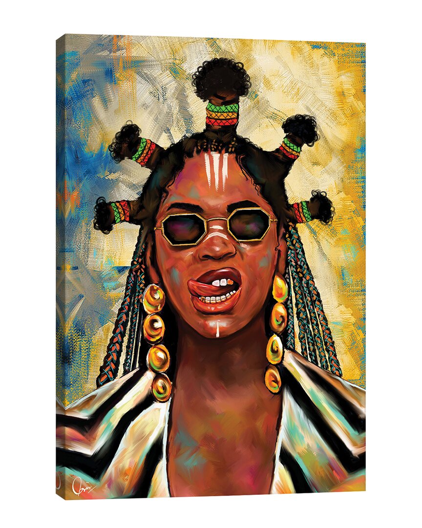 Icanvas Black Is King Beyonce Wall Art By Crixtover Edwin