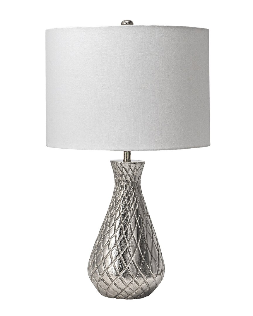 Nuloom Layton Metal Table Lamp In Silver