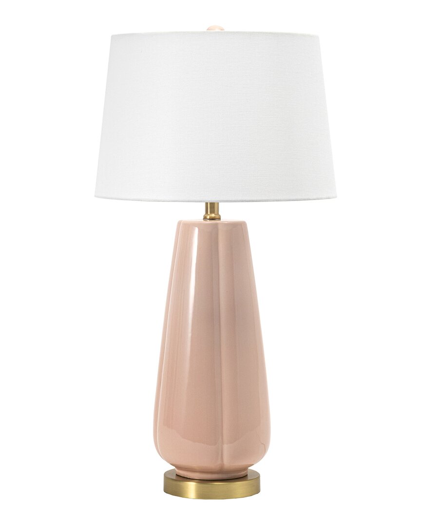 Shop Nuloom Alcona Ceramic Table Lamp In Pink