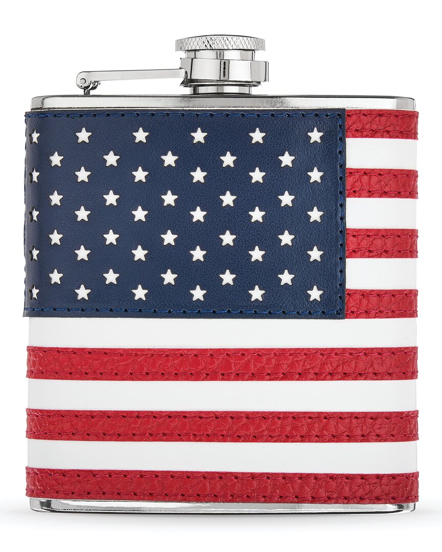 True American Flag Flask