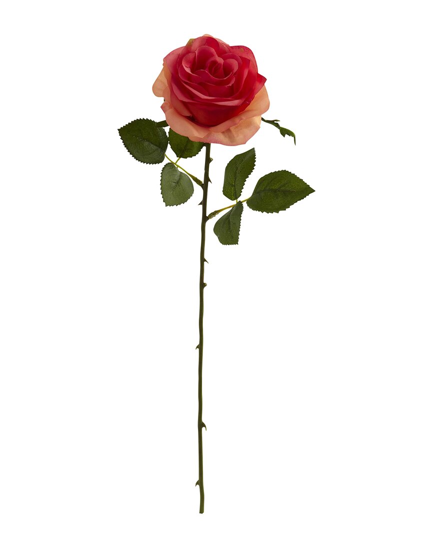 NEARLY NATURAL NEARLY NATURAL SET OF 24 18IN ROSE ARTIFICIAL FLOWER 