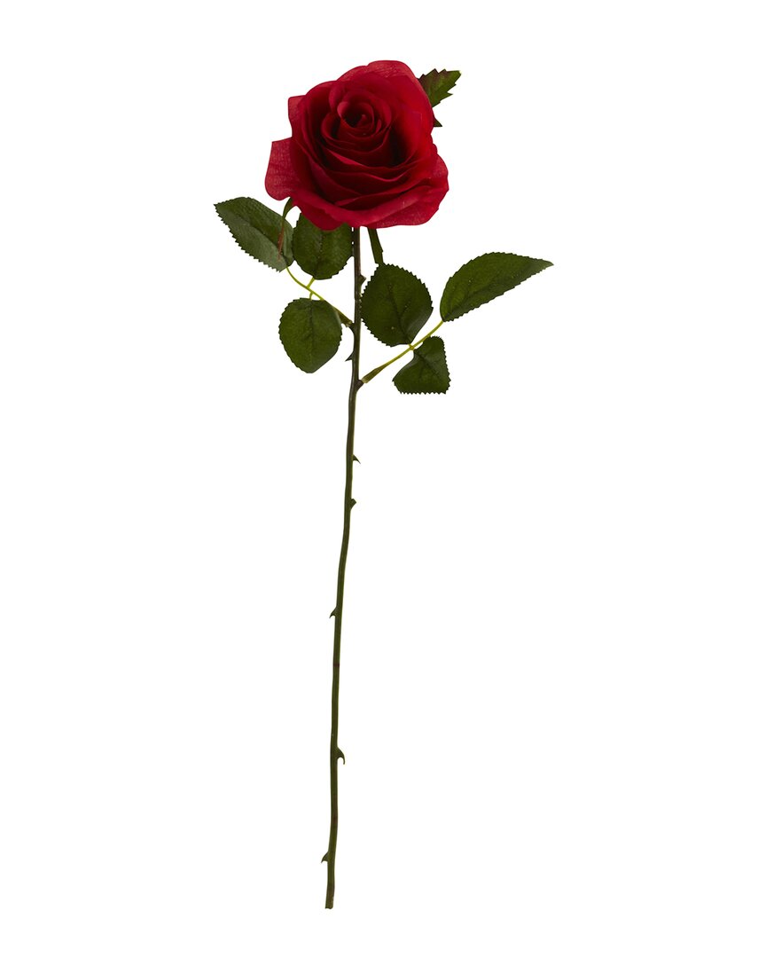 NEARLY NATURAL NEARLY NATURAL SET OF 24 18IN ROSE ARTIFICIAL FLOWER 