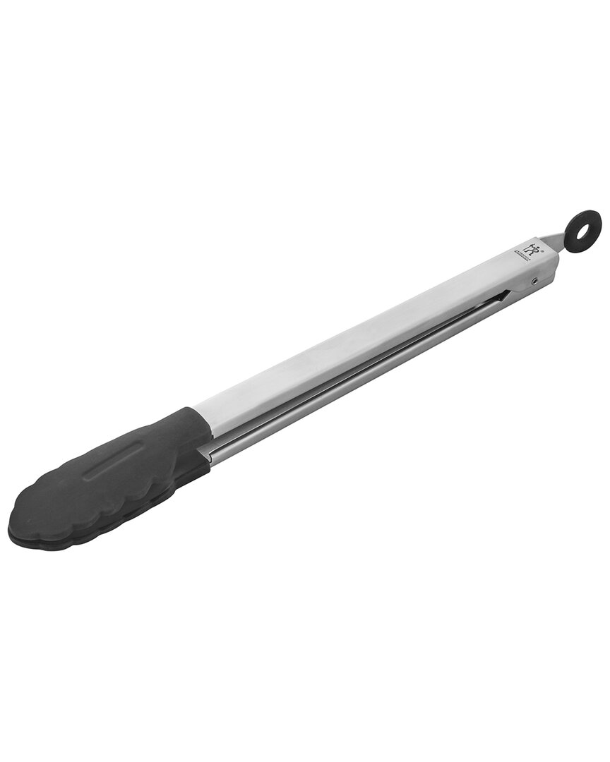 Zwilling J.a. Henckels 12in Stainless Steel Silicone Tongs In Metallic