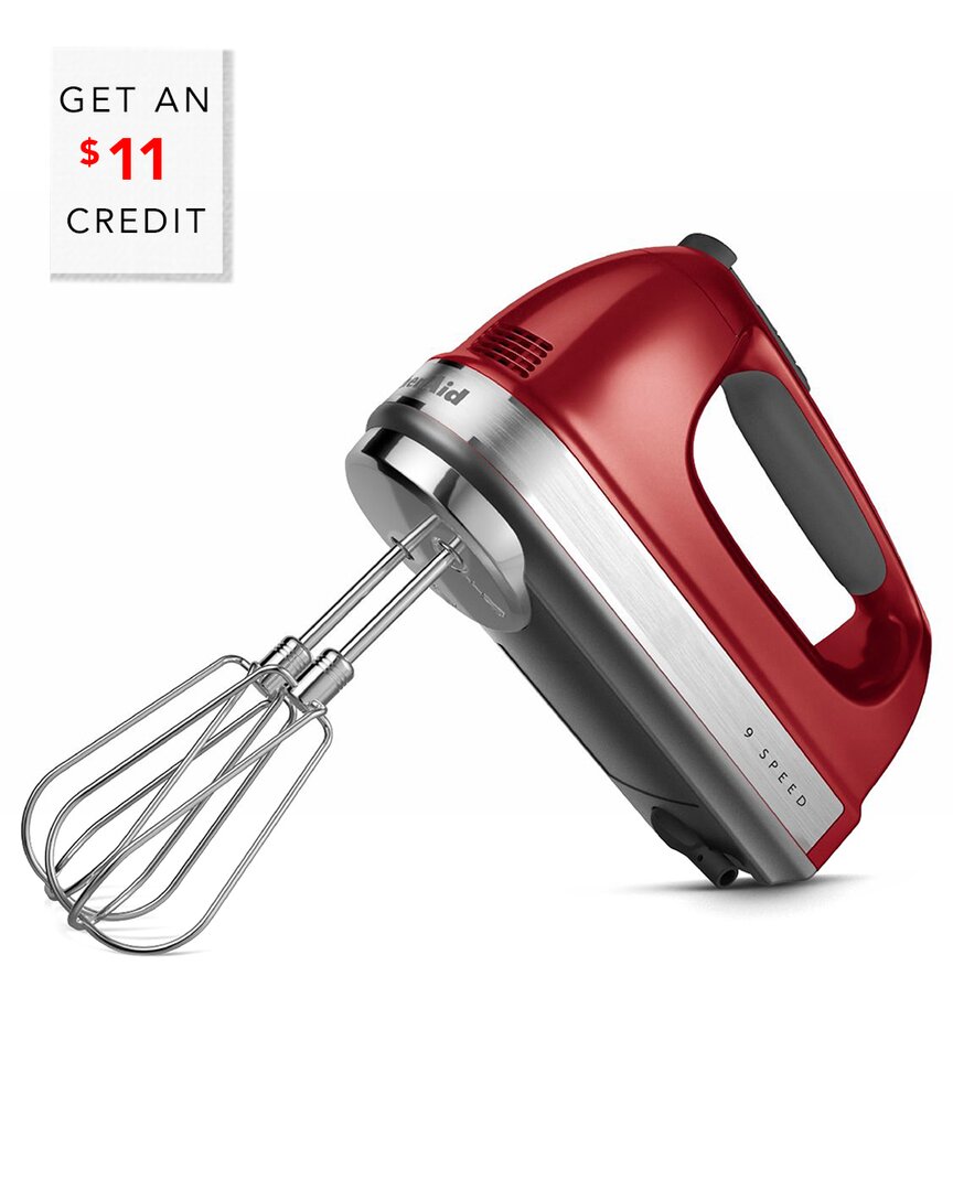 Kitchenaid 9-speed Hand Mixer With Turbo Beater Ii Accessories$11 Credit With $11 Credit