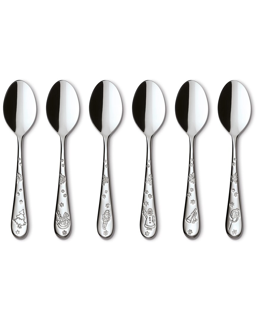 Villeroy & Boch Toys Delight Coffee Spoons, Set Of 6 In Silver