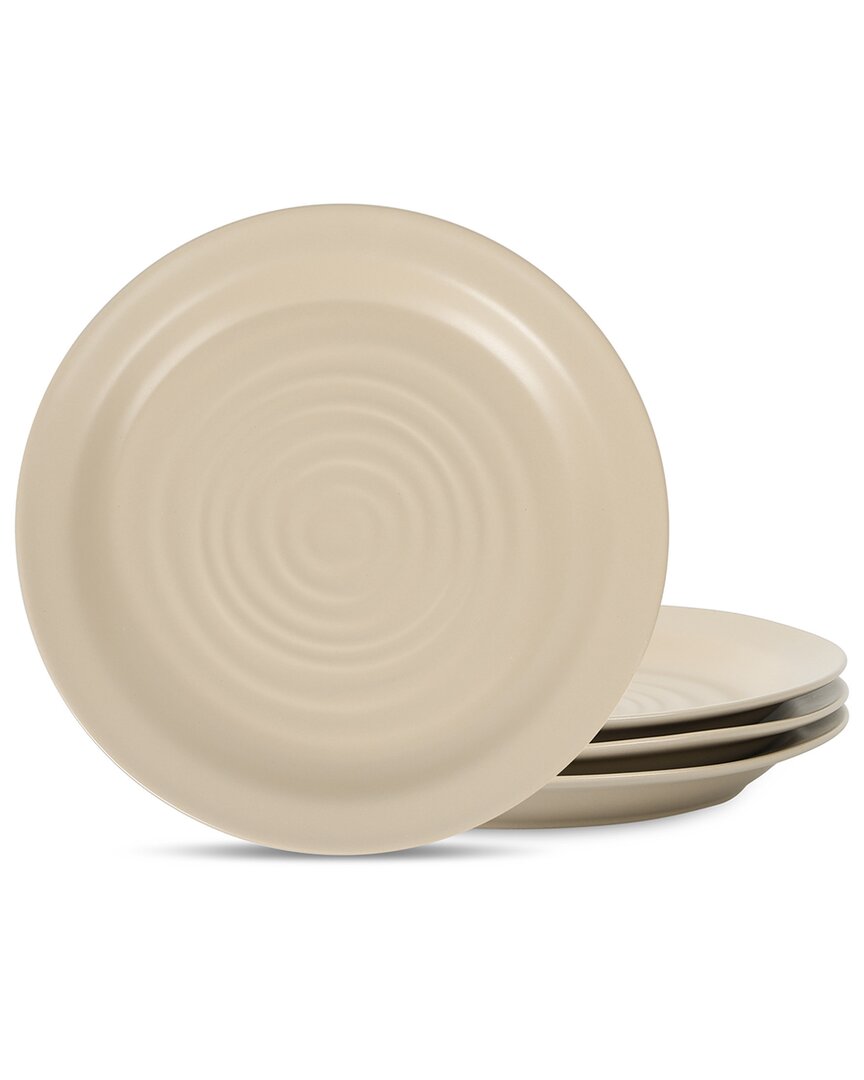 Stone Lain Orbit 4pc Dinner Plate Set Beige