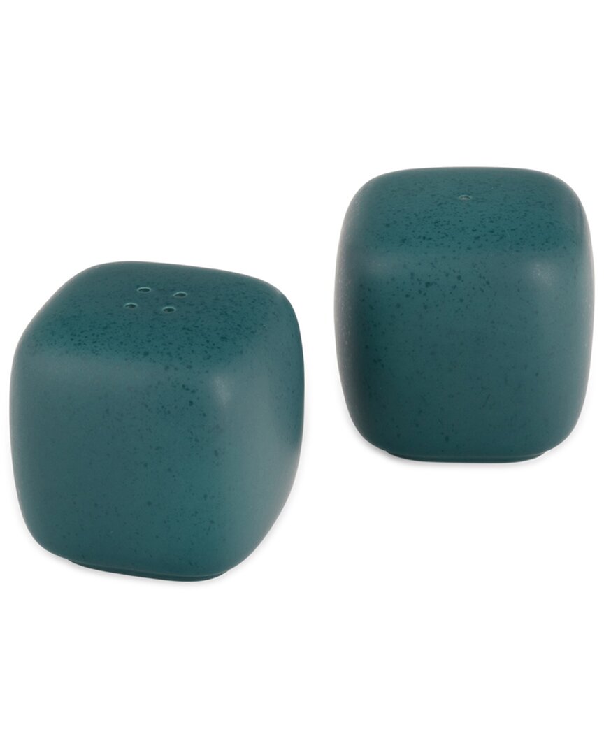 Nambe Nambé Taos Salt & Pepper Shakers Set In Green
