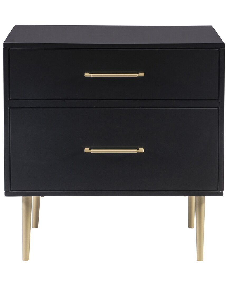 Linon Gwyneth Glam 2-drawer Night Stand