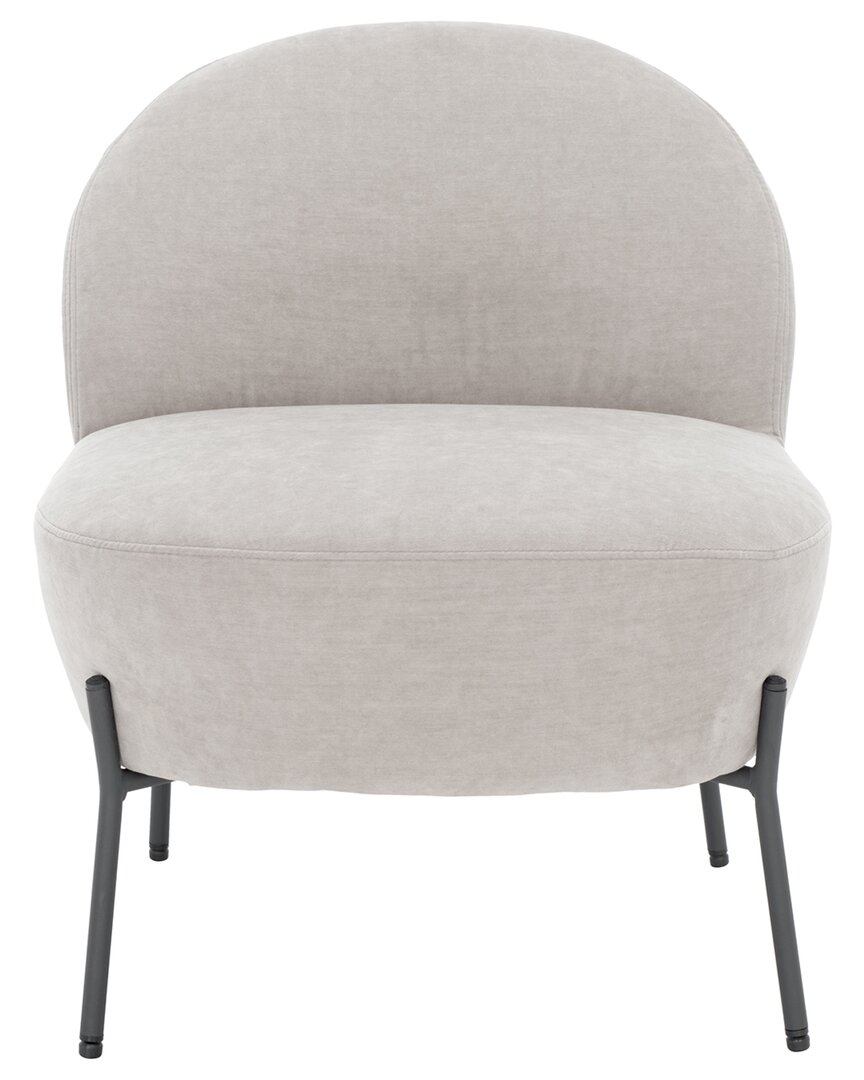 Safavieh Brax Petite Slipper Chair In Gray