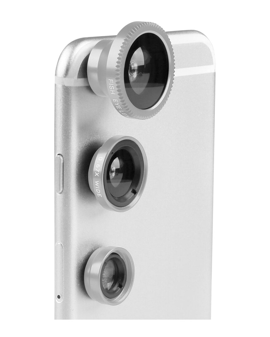 Fresh Fab Finds Magnetic Phone Camera Lens Kit In Silver