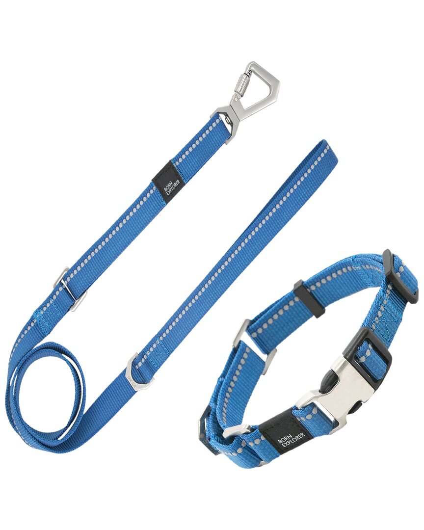 Pet Life Advent Outdoor Series 3m Reflective 2 I In Blue