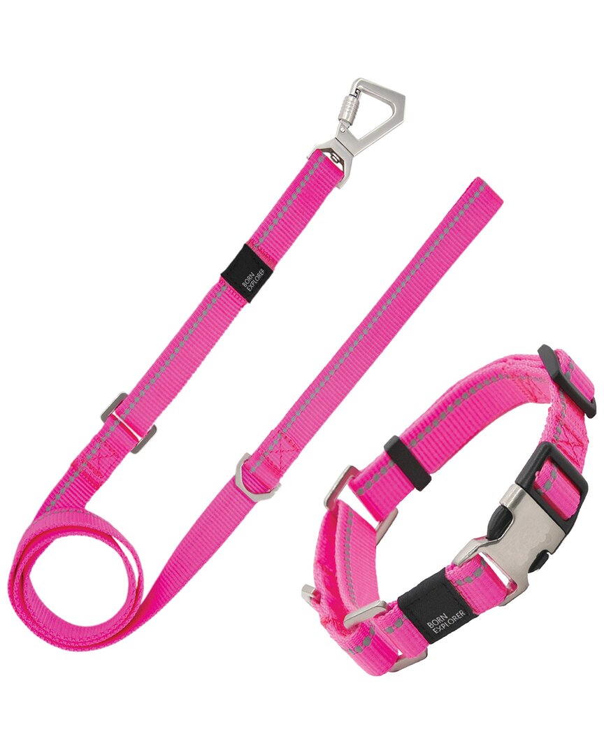 Pet Life Advent Outdoor Series 3m Reflective 2 I In Pink