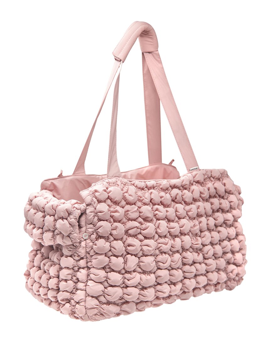 Pet Life Bubble Vogue Ultra-plush Pet Carrier In Pink