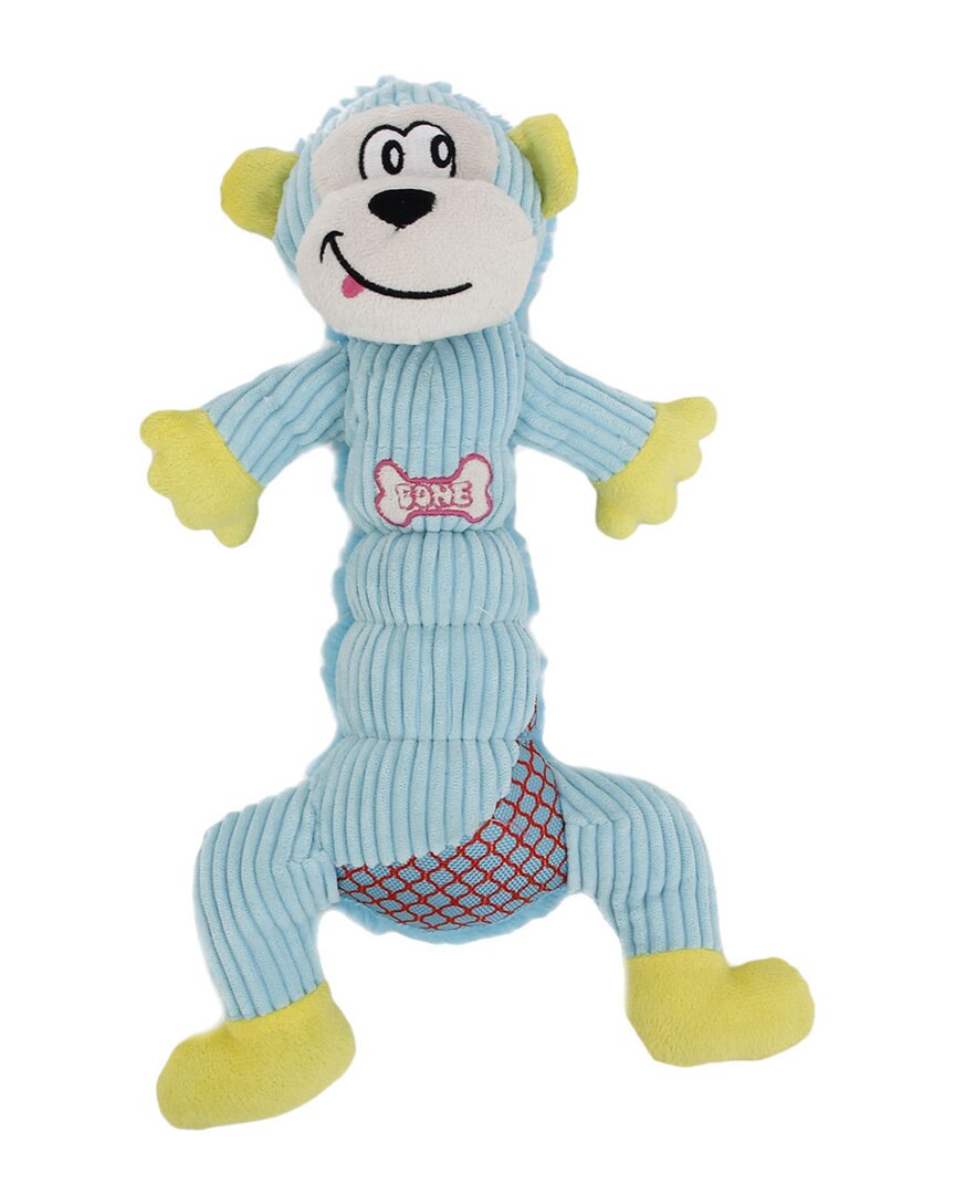 Pet Life Cuddle Plush Mesh And Plush Squeaking D In Blue