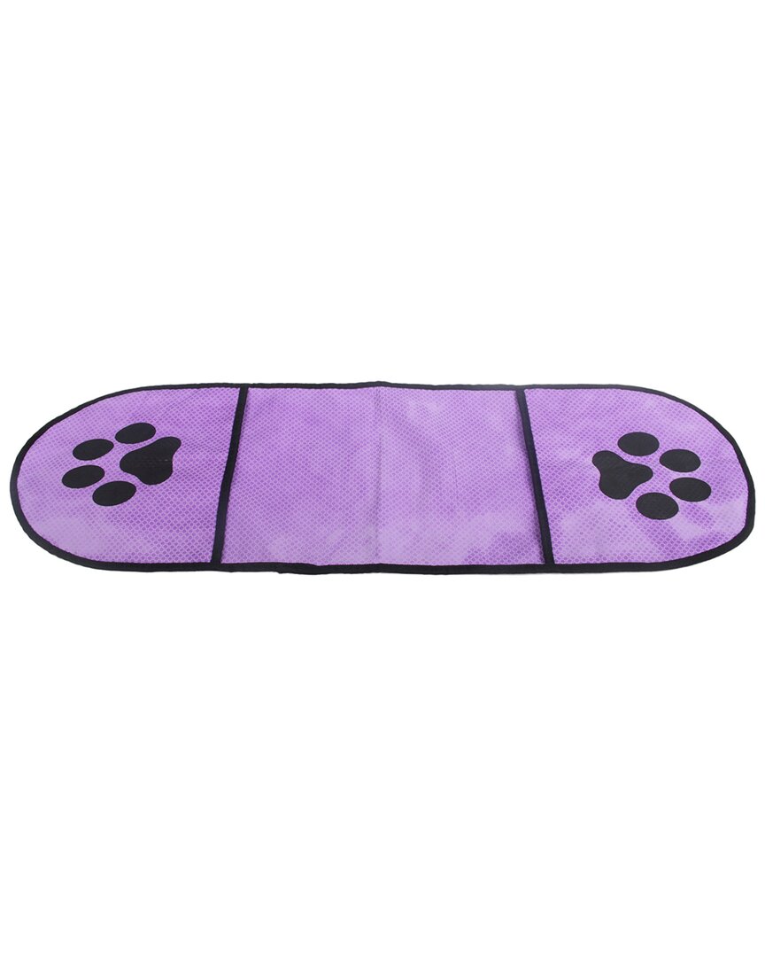 Pet Life Dry Aid Hand Inserted Bathing And Groom In Purple