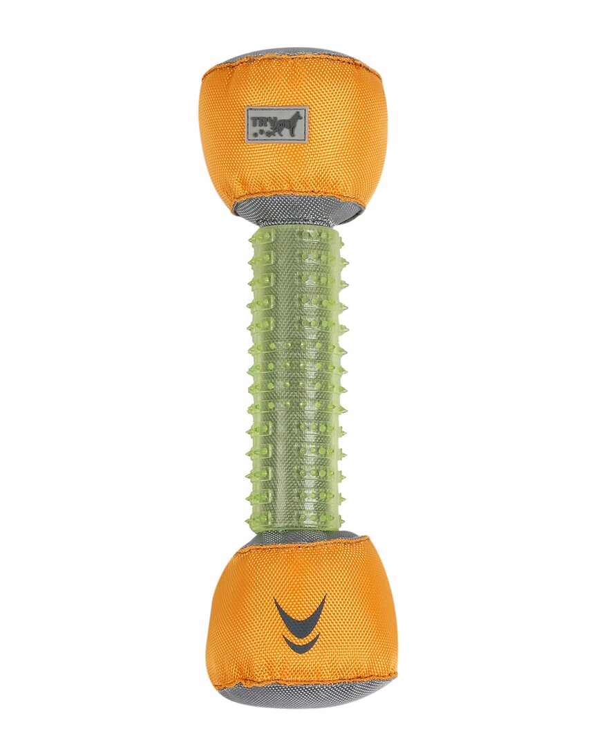 Pet Life Hoist A Fetch Durable Nylon And Rubber Toy In Green