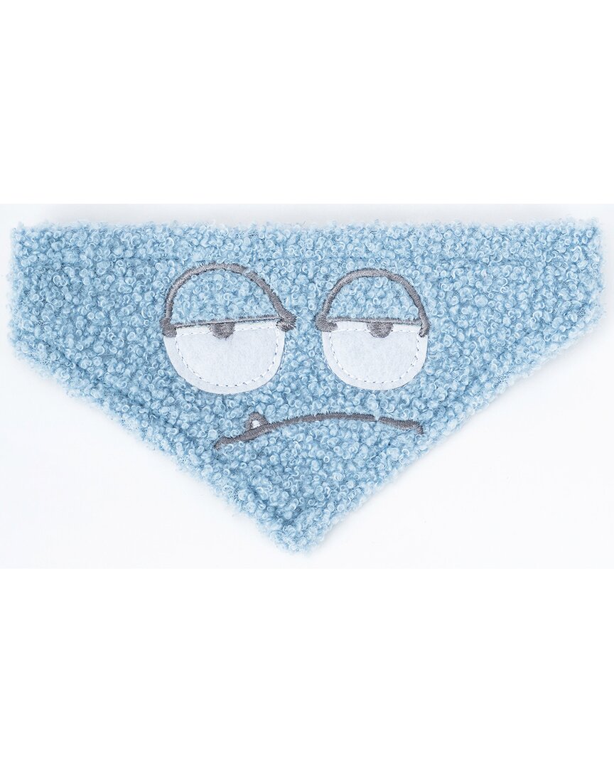 Shop Touchdog Dizzy Eyed Cyclops Cotton Velcro Dog Ba In Blue