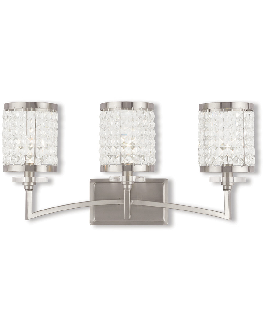 Livex Lighting Livex Grammercy 3-light Brushed Nickel Bath-light