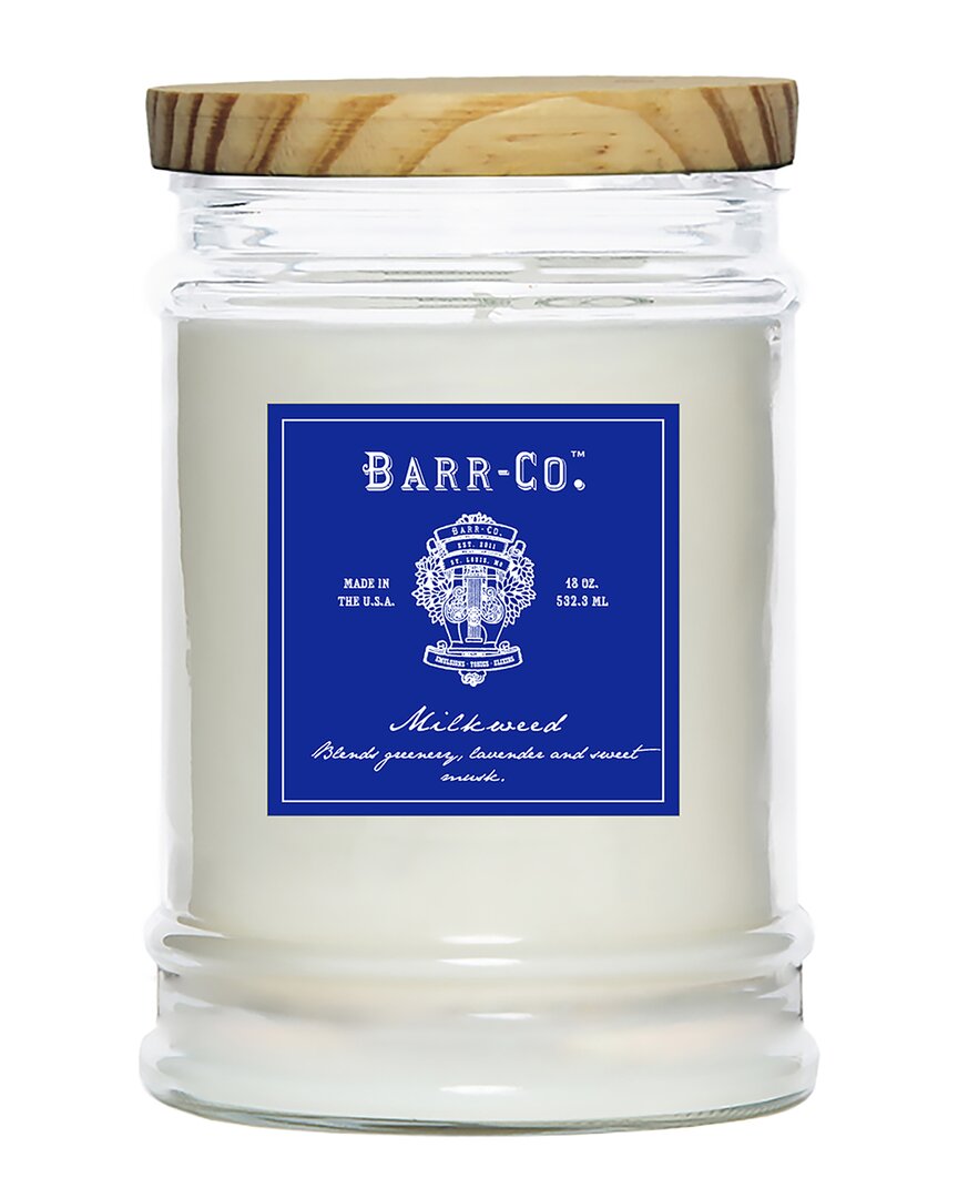 Barr-co. Milkweed Tumbler Candle In Clear