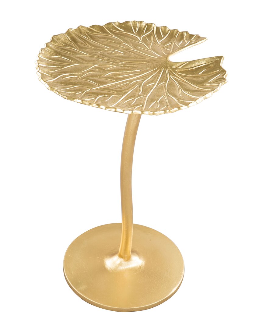 Zuo Modern Lily Side Table In Gold