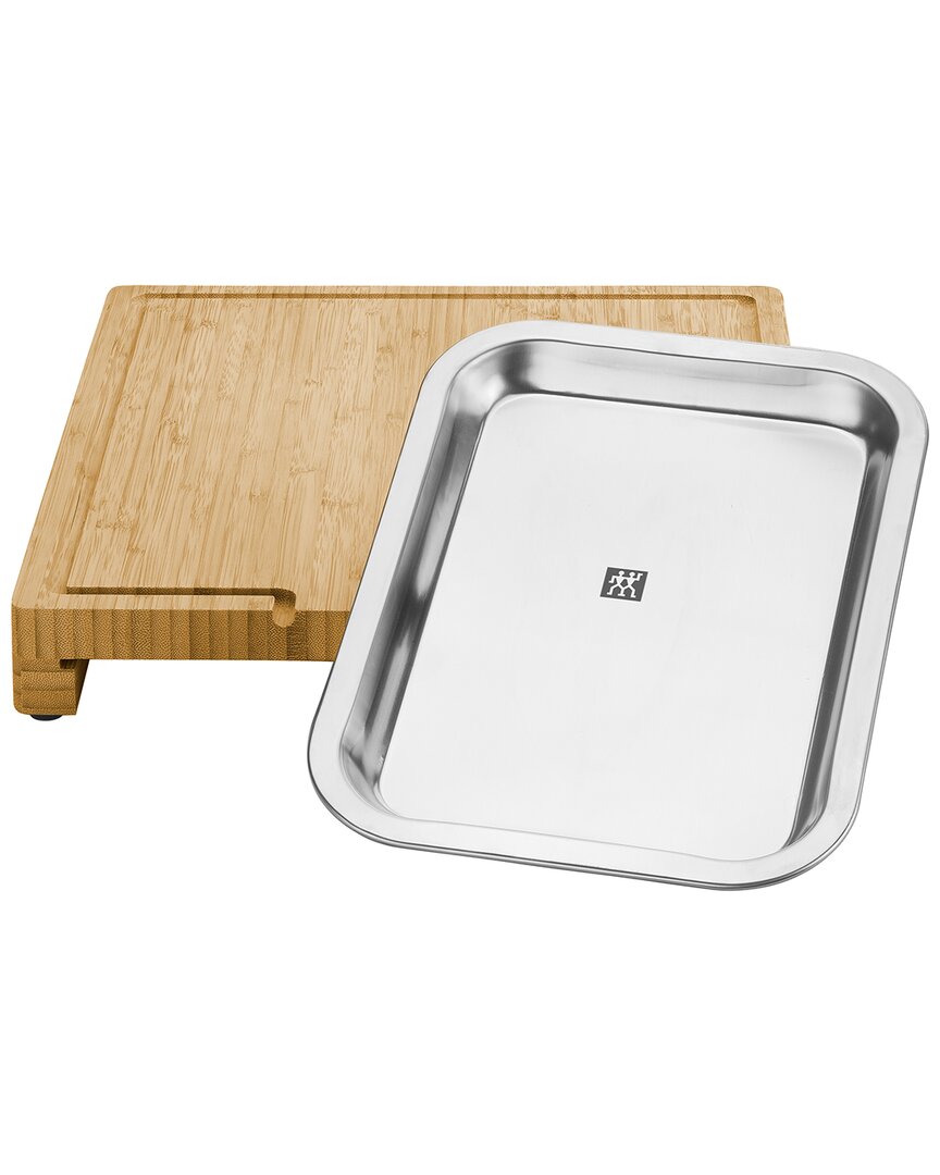 Zwilling J.a. Henckels Zwilling Bbq+ Bamboo Cutting Board With Tray