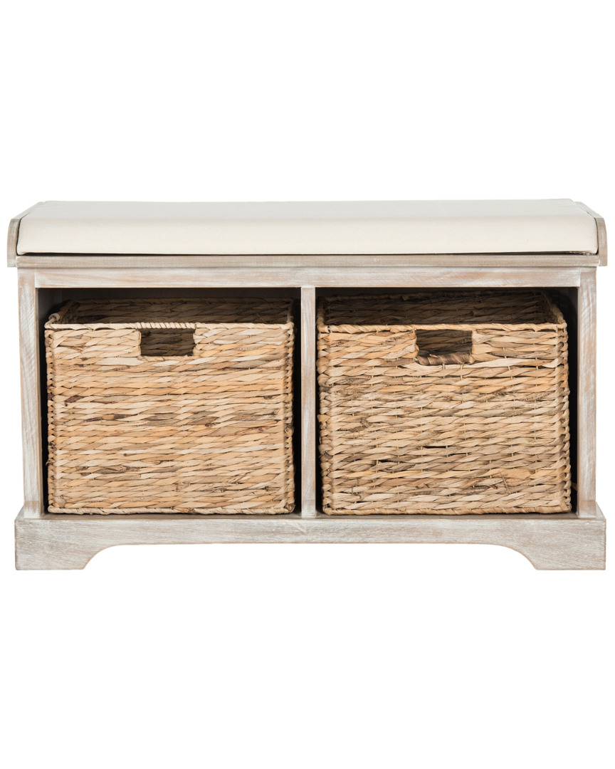 Safavieh Freddy Wicker Storage Bench