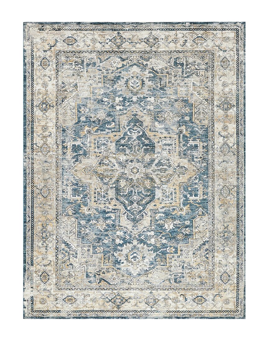 Shop Exquisite Rugs X The Met Antique Loom Power-loomed Rug In Blue