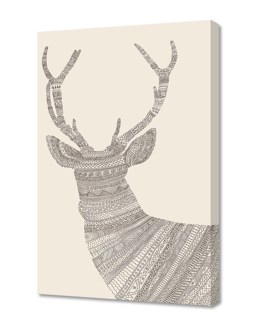 Curioos Stag/deer By Florent Bodart Wall Art