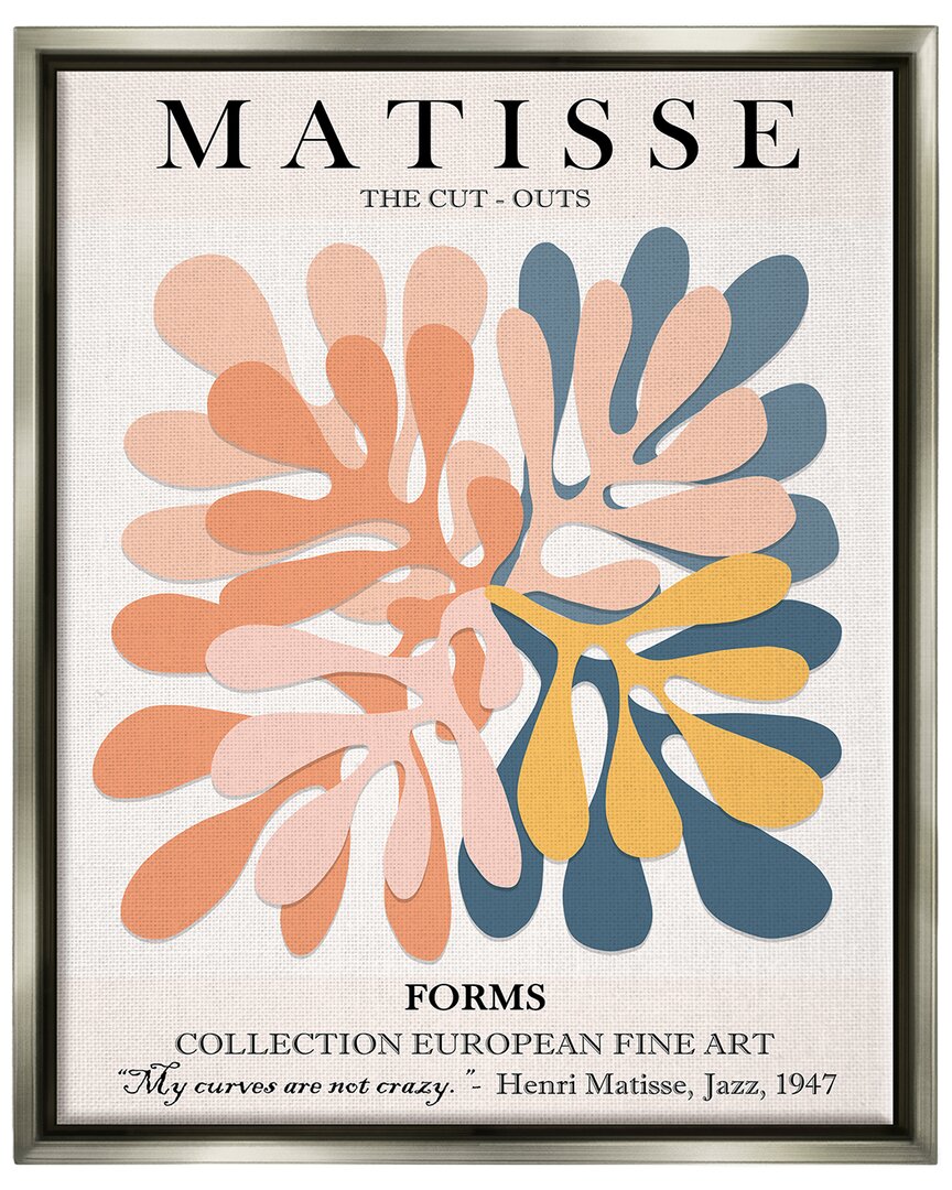 Stupell Classical Matisse Cut Out Forms By Ros Ruseva Wall Art