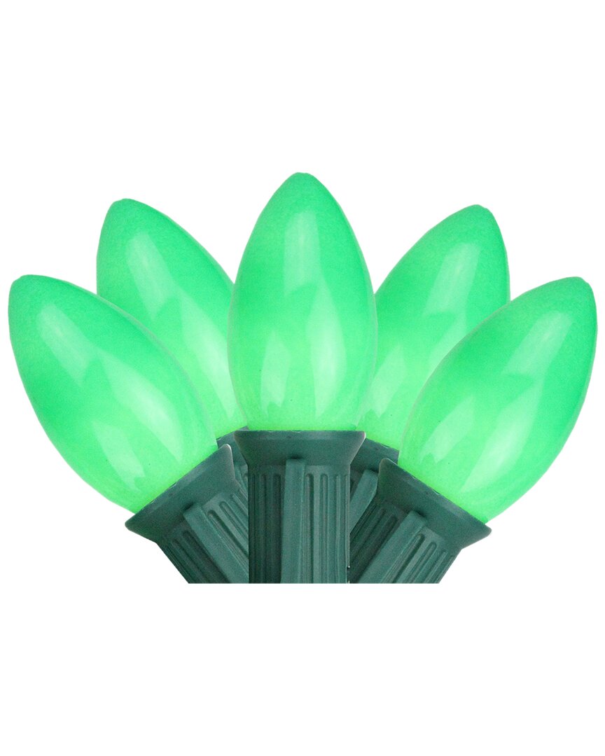 Northlight 24ft 25-count C9 St Patrick's Day Light Set In Green