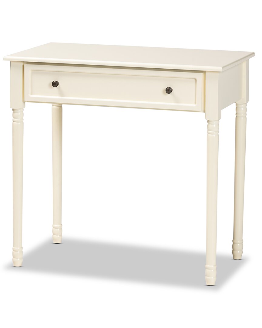 Baxton Studio Mahler 1-drawer Console Table In White