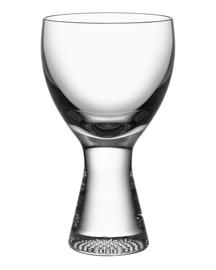 Kosta Boda Set Of 2 Limelight Wine Glasses