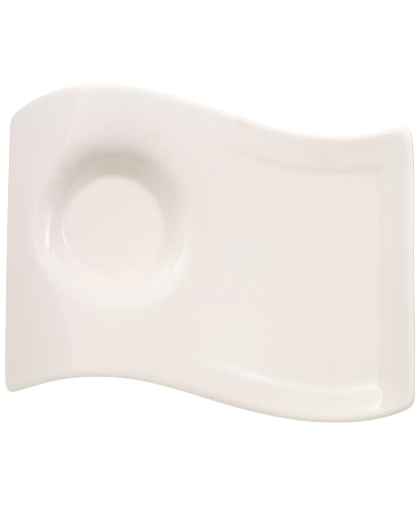 Villeroy & Boch New Wave Caffe Party Plate In White