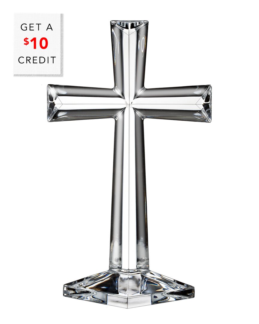 Shop Waterford Selah 10in Standing Cross With $10 Credit