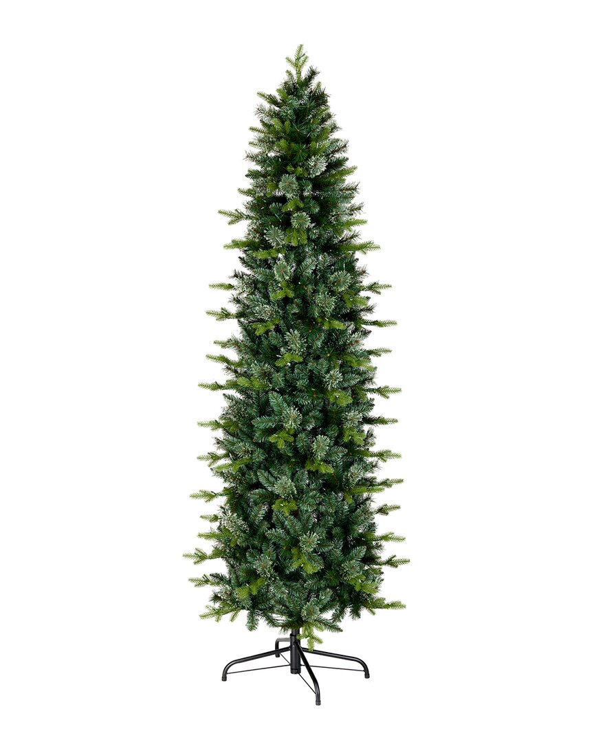 NATIONAL TREE COMPANY NATIONAL TREE COMPANY 7.5FT FEEL-REAL® PRANCER PENCIL FIR TREE WITH 400 CLEAR LIGHTS
