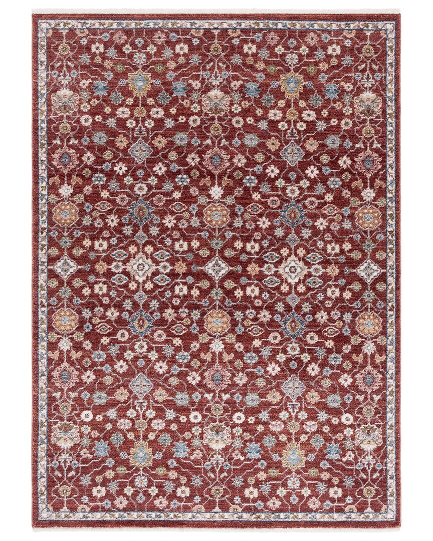 Ralph Lauren Lauren Kempton Power Loomed Spacedyed Rug In Red