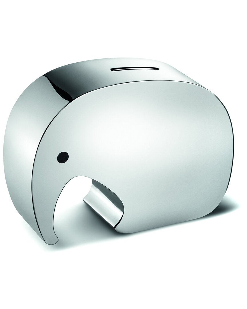 Georg Jensen Hand Polished Georg Moneyphant In Silver