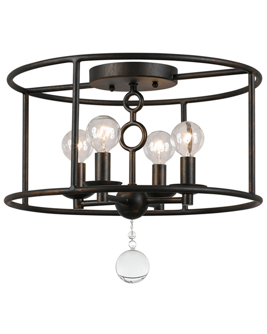 Crystorama Cameron 4-light Semi-flush