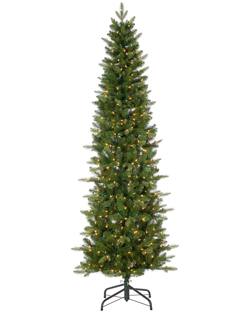 Sterling Tree Company 7.5ft Natural Cut Narrow Saginaw Pine With 450 Ul Clear Lights In Green