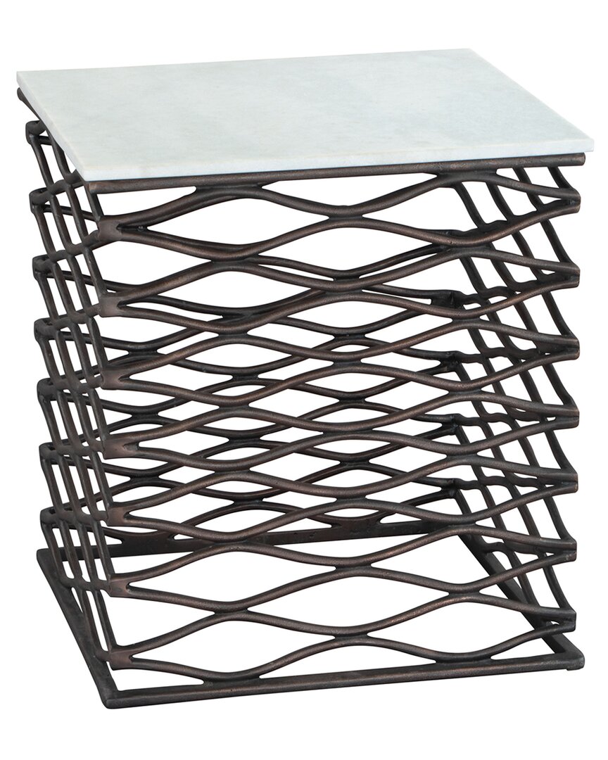 Zuo Modern Duke Side Table In Bronze