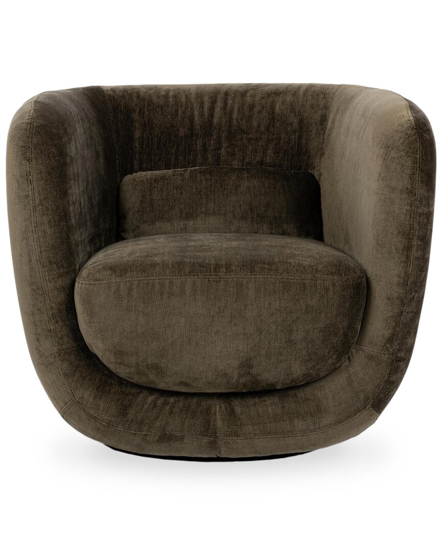Classic Home Nico Upholstered Swivel Accent Chair