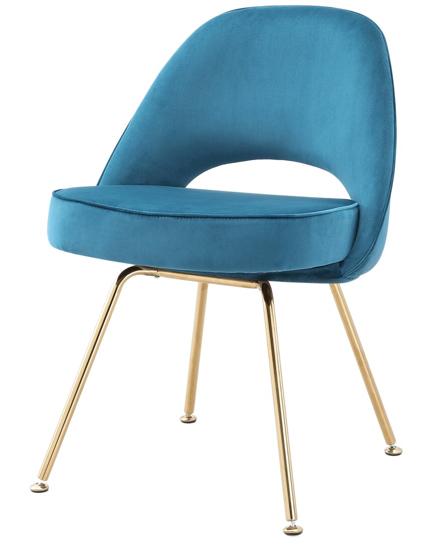 Design Guild Saarinen Modern Side Chair In Teal