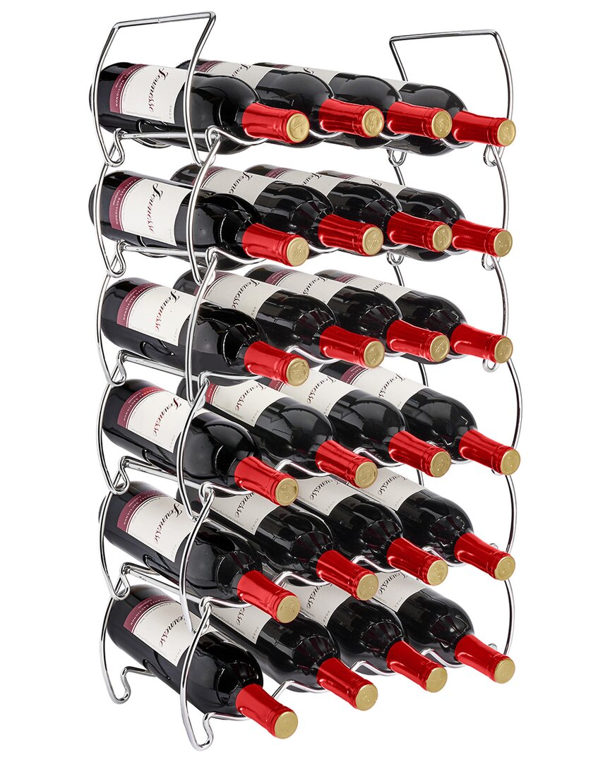 Sorbus 6-tier 24 Bottle Stackable Wine Rack