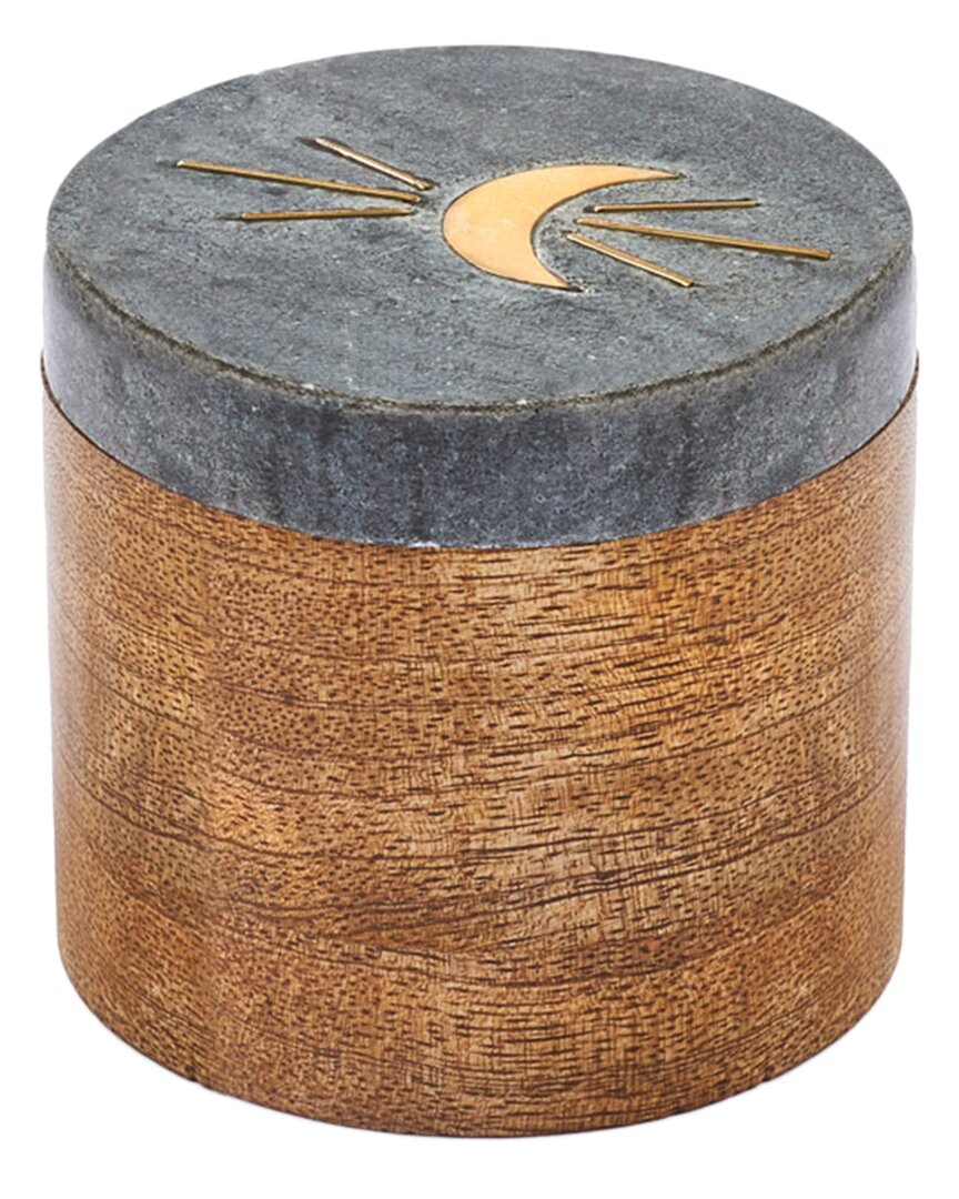 MATR BOOMIE MATR BOOMIE INDUKALA MOON PHASE ROUND KEEPSAKE BOX