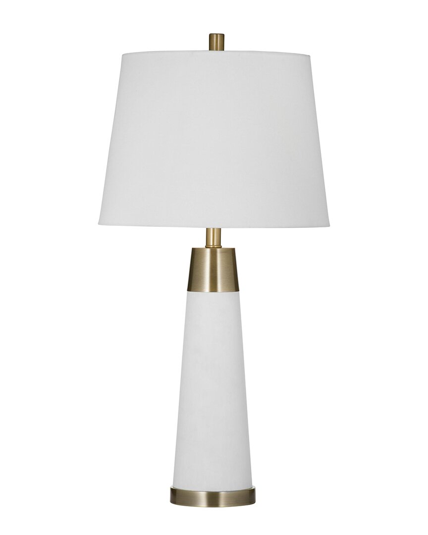 Bassett Mirror Osage Table Lamp In White
