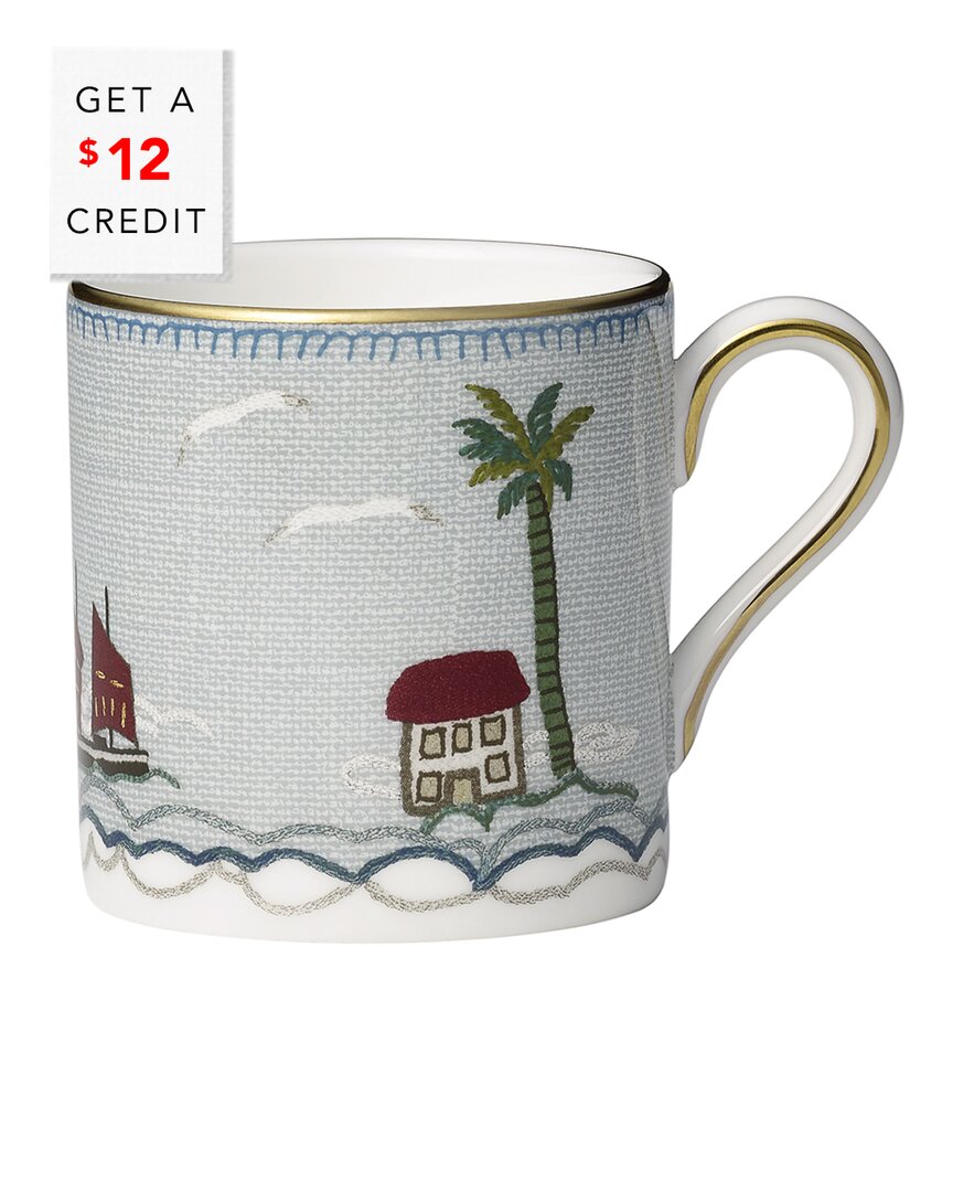 Shop Wedgwood Kit Kemp For  Sailor's Farewell Espresso Cup And Saucer Set With $12 Credit