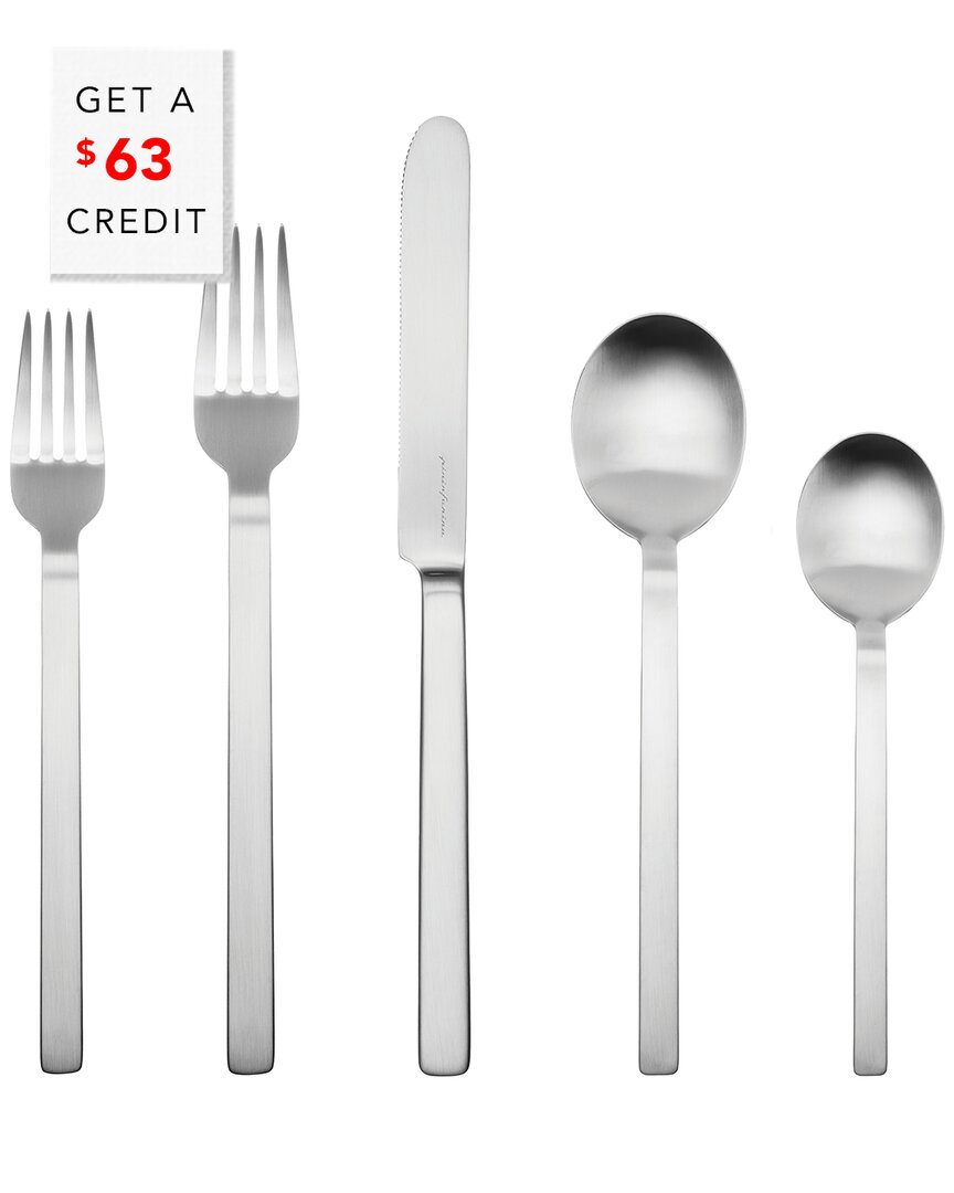 Mepra Stile Ice 20-piece Flatware Set In Silver