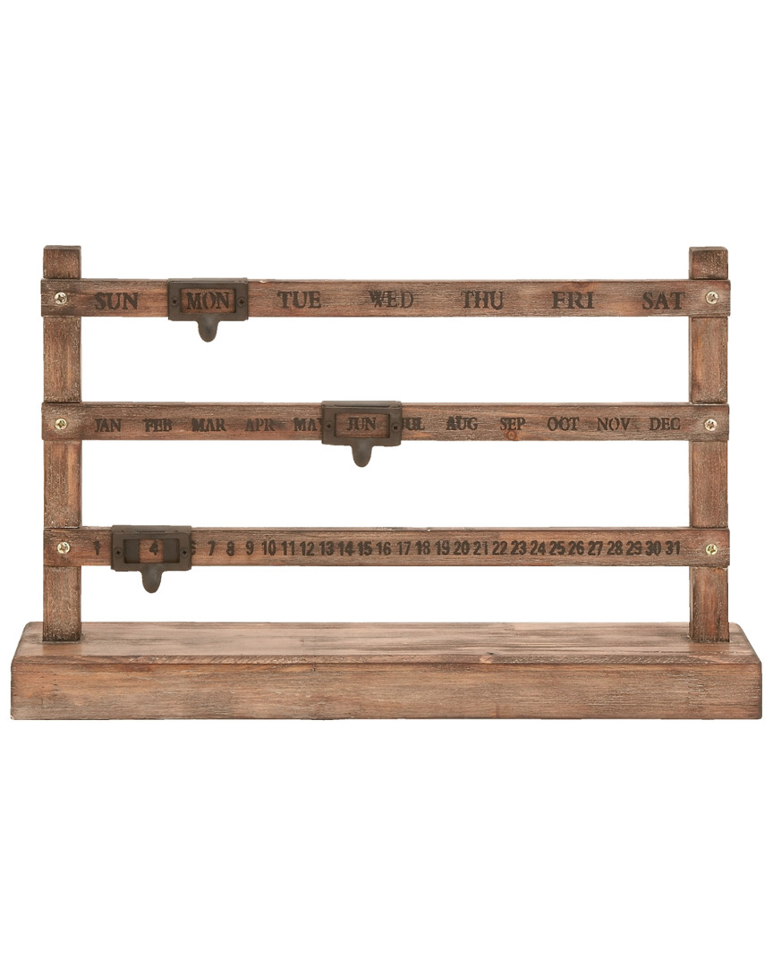 Peyton Lane Wood Date Decor